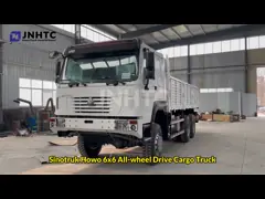 Best Howo Cargo Truck 6x6 12 Wheeler New Heavy Sinotruck Euro2-6 Lorry Fence Cargo Trucks For Sale