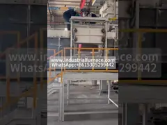 1000kg/h Natural Gas Aluminum Melting Furnace with 720℃ Temperature