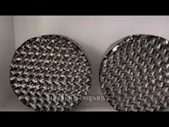 High Purity SS304 304L 316 316L Metal Structured Packing For Mass Transfer