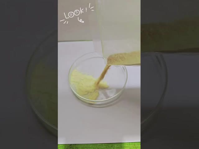 マンガンのペプチド 結晶鉱物 MN-10 黄色茶色 有機鉱物
