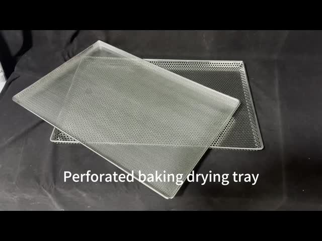 Perforated Rectangular Baking Tray , Commercial Bakery Equipment Cake Pans