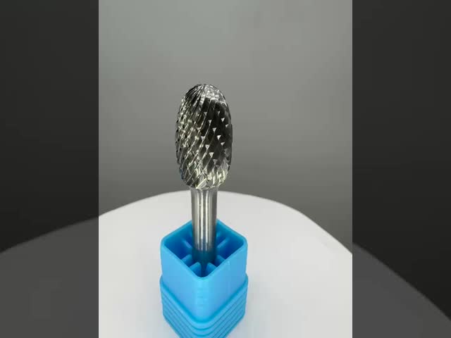SE-5 Carbide Burr Die Grinder Bit Tungsten Carbide Burr Rotary File Oval Shape On 1/4