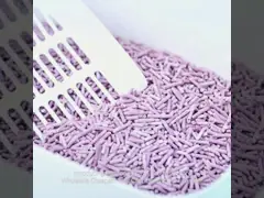 OEM Natural Lavender Cat Litter Fast Clumping Strong Deodorizing For Cats
