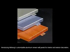 Anpassungsfähige Wandplatten aus Aluminiumfurnier für Innen- und Außendekoration