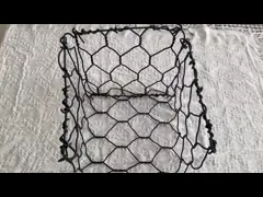 PVC Coated Galvanized Gabion Box 60mmx80mm Mesh for Erosion Control