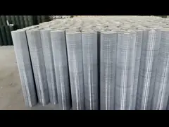 Galvanized Welded Wire Mesh - 1/2 Inch Square Aperture, Silver - Ideal for Fencing and Construction