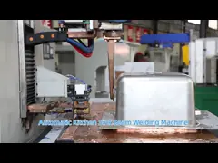 90 Degree Angle Automatic Electric Steel Sink Welding Machine / Sink Welder 5KW 50Hz CE