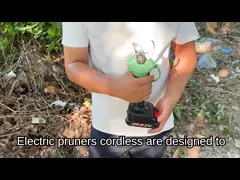 28mm Electric Cordless Shears Li-Ion Battery Powered Safety Electric Pruner Pruning Tools
