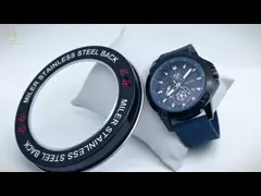 Custom Logo Minimalist Watch For Men Sport Silicone Waterproof Luminous Quartz Watches Mens Business Calendar Wrist Watches