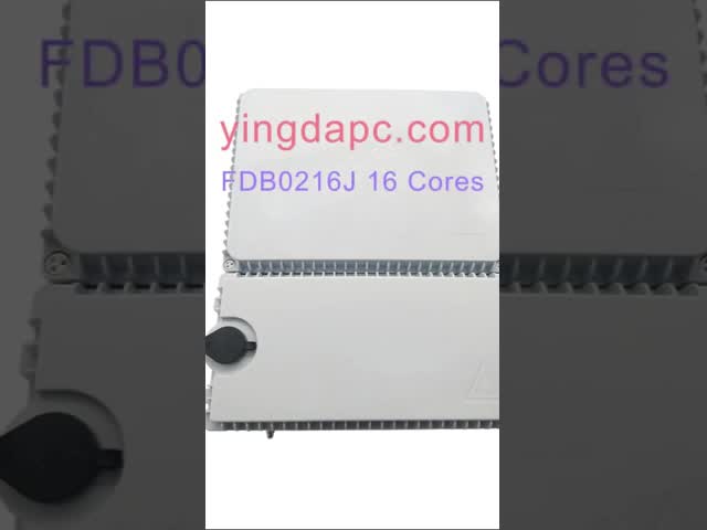 16ports FTTH 1*8 PLC Splitter Optical Distribution Box IP65 Indonesia Telecom 2 Doors Gray