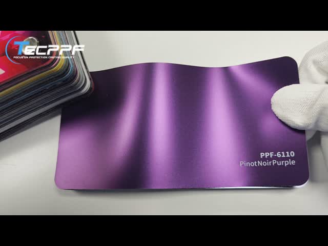 60インチ×53フィート PPF-6110 ピノット・ブラック 紫色 保護塗料 汚れに耐えるフィルム