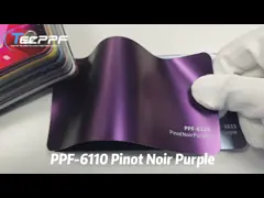 60 inch x 53 ft PPF-6110 Pinot Noir Purple Color Paint Protection Film stain-resistant