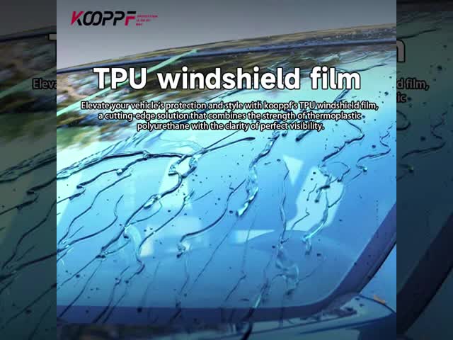 高品質の窓の装飾色 TPU カー・フロントガラスフィルム