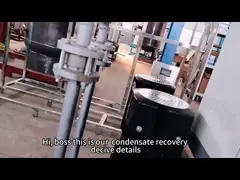 Electric Condensate Steam Condensate Flash Tank With Dual Pump System One Active , One Standby For Automatic Switching