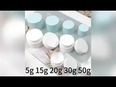 High-Ended Plastic Cream Jar 50g With Multiple Colors For Skincare