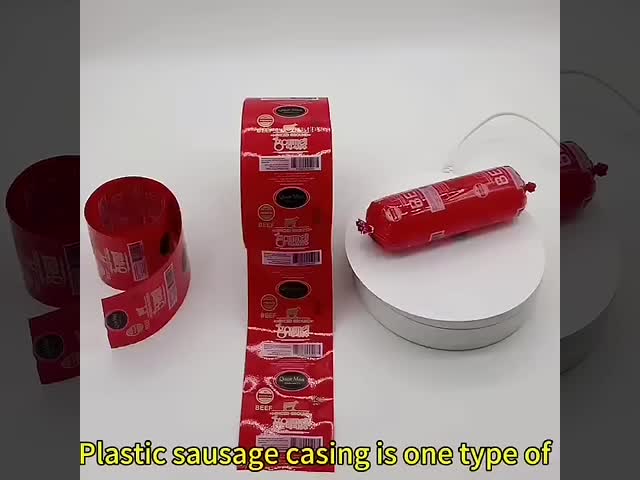カスタム印刷 水分保持 プラスチックソーセージ ケース 多色印刷