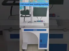 CCD Vision Positioning Laser Marking Machine 100W Automatische detectie