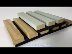 Wall MDF Acoustic Slat Wood Wall Panel For Theater Wooden Wall Panel