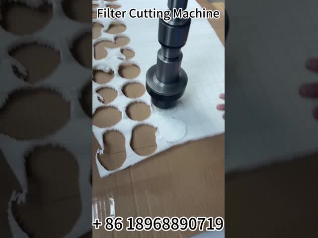 2KW HEPAフィルター丸切断機 220V PLC制御