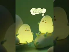 Mango Fruit Night Light USB Rechargeable Dimming Touch Silicone Table Lamp LED Bedside Decoration Gift Kids Bedroom Lamp
