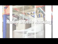 Radio Shuttle Pallet Racking Pallet Runner Rack Armazém Rack de armazenamento