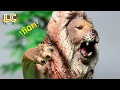 Wildlife Animal Model Toys 12 PCS Mini Elephant Buffalo Wolf Brown Bear Rhino Figurine Family Party Favors