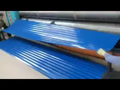 Gague 28  Corrugated Steel Roofing Sheet Color Coated  PPGI/PPGL  750x2400mm