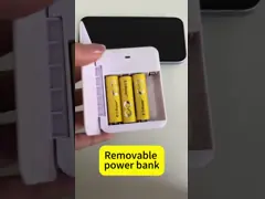 New design detachable power bank AA battery emergency power bank convenient and compact