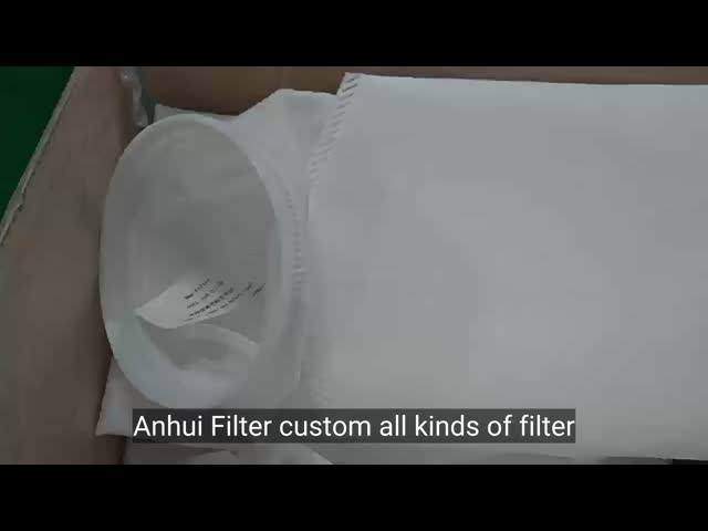 簡単に設置するために,プラスチックリングの熱溶性底液体フィルターバッグ