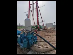 Bomba de pistón BW1200/7 eficiente para proyectos de pozos de aguas profundas de 1000 metros