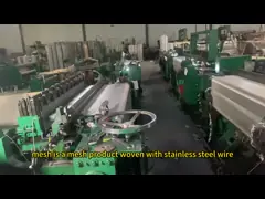 Customizable Square Crimped Wire Mesh Screen Mesh Stainless Steel 304 316l Pre Crimping Before Weaving