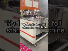 Hydraulic Automatic Hot Foil Stamping Machine YH-700S For Leather Wood Plastic