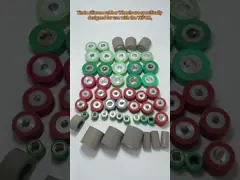 High Pressure Resistance Rubberized Feed Rollers For Protection Suit Raincoat Manufacturing Process
