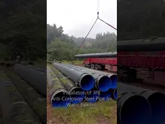 Anti Corrosion 3LPE Coated ERW Steel Pipe ANSI JIS DIN EN Standard