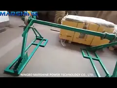 5 Ton Mechanical Jack Cable Drum Stand Elevator for Cable Tools