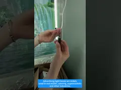 Magnetic A4 Real Estate Agent Hanging Acrylic Led Advertising Light Boxes