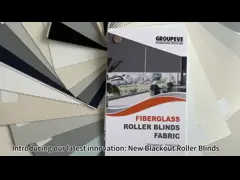 OEM Fiberglass Blackout Fabric 0.38mm Window Blind Fabric