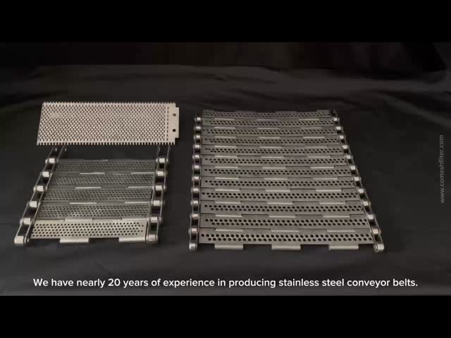 ステンレス鋼の鎖の網のコンベヤー ベルトの鉄の版の金属の網ベルト