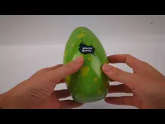 Easter Metal Egg Shaped Tin Container for Customized Packaging