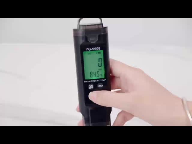 YIERYI YG-9909 デジタル5イン1 水質検査機 農園用高精度PH検査機
