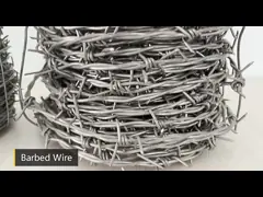 Security Zinc Coated Barbed Fence Wire For Corrosion Protection 2-3.2mm Diameter Free Sample Available