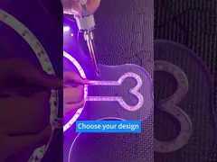 Pink Purple White Romantic Flex High Brightness Neon Logo Sign Led