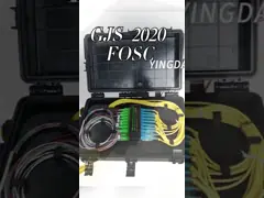 FTTH Drop Cable Splitter Distribution Box 24cores 18pcs SC Adapter