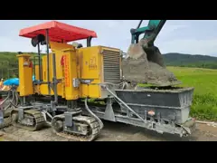 4.5m Negative Gap Construction Slipform Paver With Four Elongated Tracks