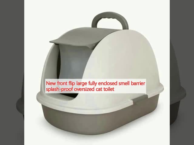 ODM Oversized Cat Litter Box Fully Enclosed Litter Box Smell Barrier Splash Proof