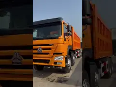 8x4 Diesel Used Dump Truck Tipper New Engine Transmission Tires Howo 460hp