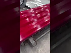 Pre Painted Galvanized Iron PPGI Color Coated Corrugated Roofing Sheet For Residential Commercial Building