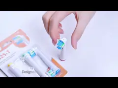 Round Electric Toothbrush Rotating Head For Oral Deep Cleaning Massage