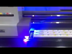 Technologie d'impression UV LED Imprimante UV avec buse et couleur d'encre Rich G5/G6 W CMYKLCLM Huile légère
