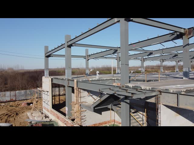 大規模空間ワークショップ向けプレハブ鋼構造建物